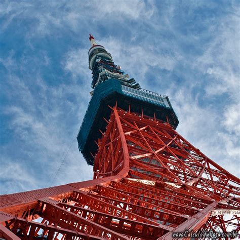 Como Subir A Tokyo Tower A Torre De Tóquio Viagens Novo Cálculo