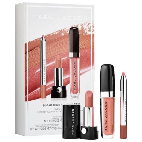Marc Jacobs Beauty Sugar High Nude Lip Trio Best Neutral Makeup Ts 2020 Popsugar Beauty