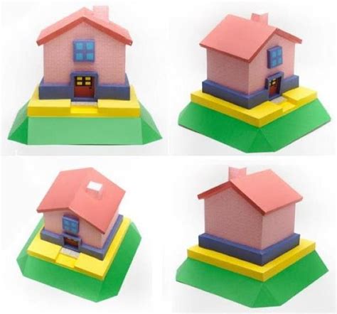 Papermau A Simple Miniature House Paper Model By Mookeep