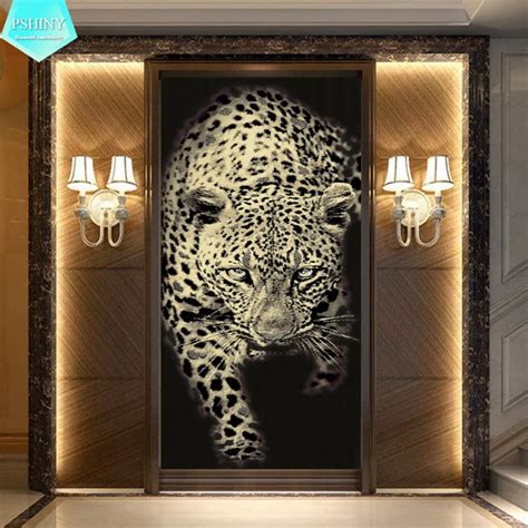 Pshiny 5d Diy Diamond Embroidery Leopard Picture Home Decor Full Mosaic