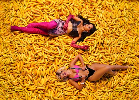 Anitta Becky G Appear In Behind The Scenes Pictures From Sexy Banana Music Video