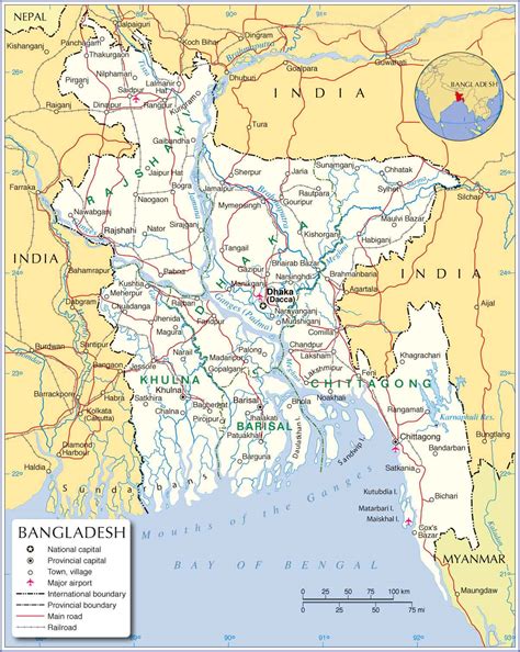 Bangladesh Map Whole Country Map With Details ShopnoBaz