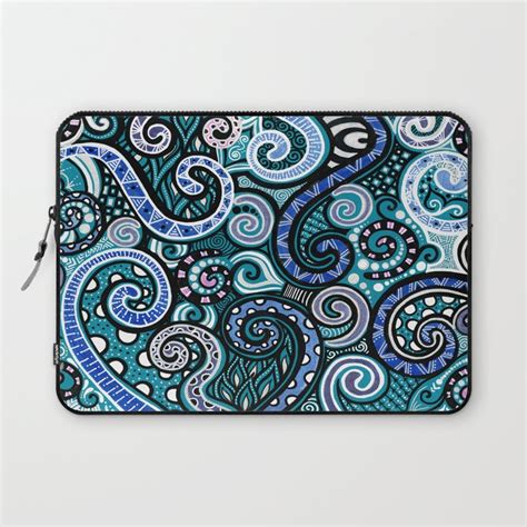 Loupy Lou Blu Laptop Sleeve By Wealie Society6