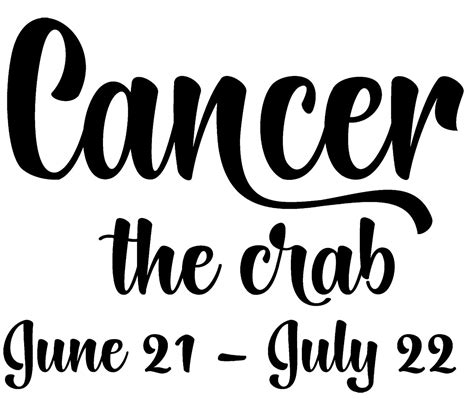 Cancer The Crab Zodiac Sign Astrology Wall Decals For Walls Peel And