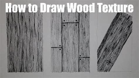 Drawing Wood Texture How To Draw Wood Patterns Youtube