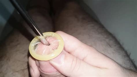 rolling condom into urethra urethral sounding close up xhamster