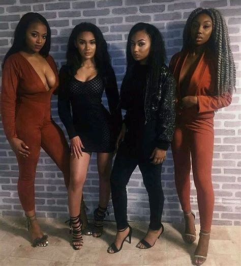 Hernightskyy Black Girl Groups Black Girl Squad Outfits