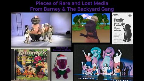 Pieces Of Rare And Lost Media From Barney And The Backyard Gang Youtube
