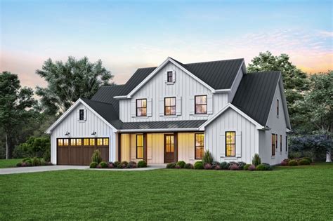 Contemporary Style House Plan 4 Beds 35 Baths 3032 Sqft Plan 48
