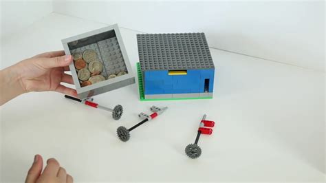 Build A Lego Safe With Lock And Key Two Ways Youtube