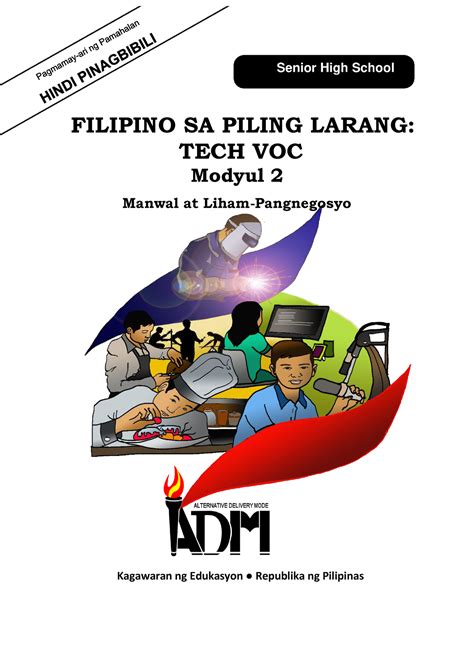 Modyul 2 Technology Filipino Sa Piling Larang Tech Voc Modyul 2