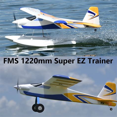 Fms 1220mm 48 Super Ez V3 Trainer Beginner 4ch 3s Floats Optional