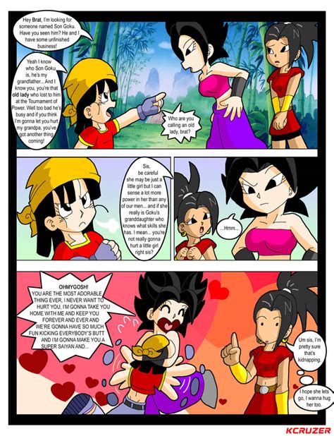 Kale And Caulifla Meet Pan By Kcruzer On Deviantart