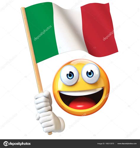 Download italian emoji and get the very best italian emoji's and gifs to text friends and family. Emoji Holding Italian Flag Emoticon Waving National Flag ...