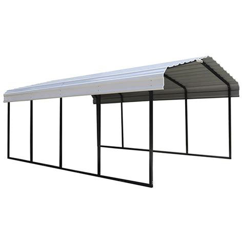 Arrow Steel Roof Metal Carport Kit 12 X 24
