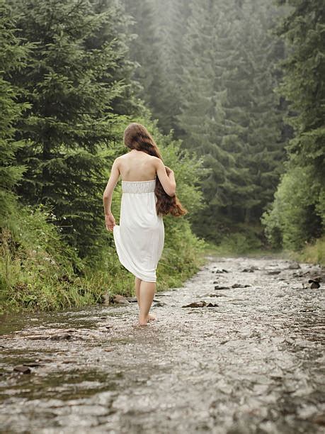 Best Forest Women Barefoot Walking Stock Photos Pictures And Royalty