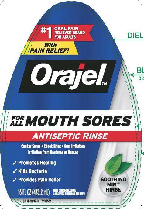 The bottle is labeled food grade quality and contains some people rinse their mouth with a diluted mixture of hydrogen peroxide and water to treat canker sores and freshen their breath. Orajel Antiseptic Mouth Sore Rinse