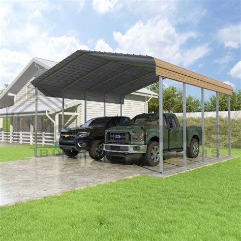It's also a great solution for homes without garages. VersaTube 20x20x10 Classic Steel Carport Kit (CM020200100)