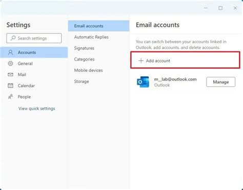 How To Add Multiple Email Accounts To New Outlook App On Windows 11