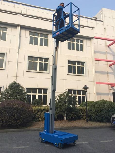 Self Propelled Vertical Mast Lift Gtwz6 1006 For Factories Airports
