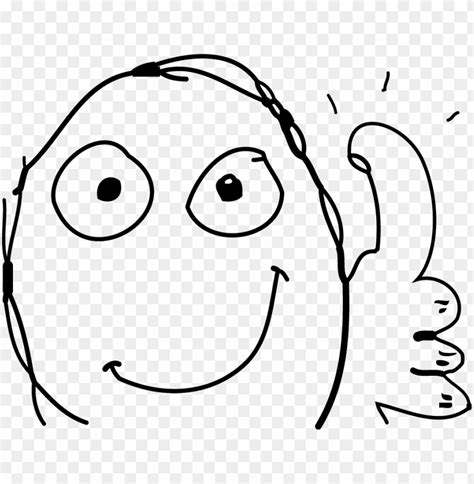 Free Download Hd Png Meme Face Thumbs Up Thumbs Up Meme Transparent
