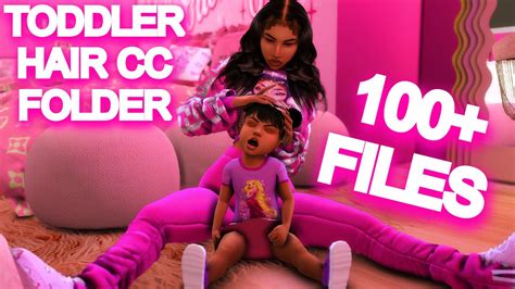 Free 100 Urban Toddler Hair Cc Folder Download Femalemale The