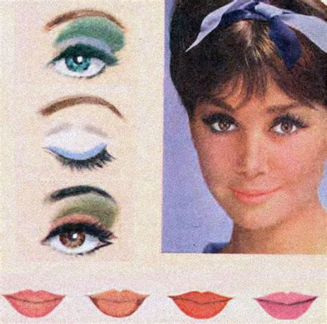 Simple 60s Makeup Look For College Girls 1964 Glamour Daze