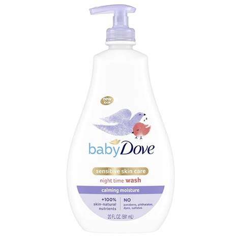 Baby Dove Sensitive Skin Care Night Time Calming Wash Shop Bath