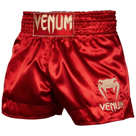 Venum Muay Thai Classic Kickboks Broekjes Rood Fightwear Shop Nederland