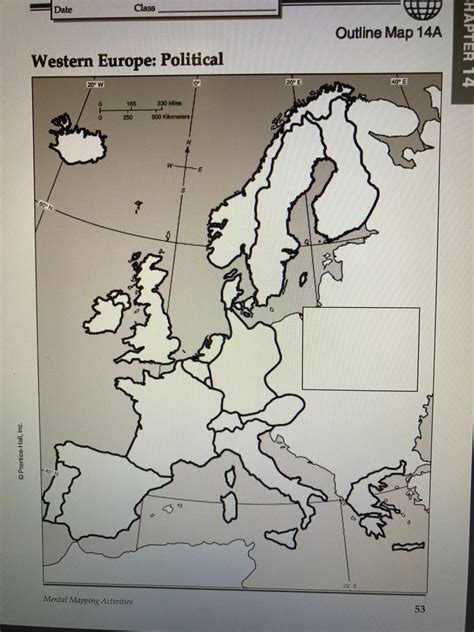 Western Europe Political Map Diagram Quizlet