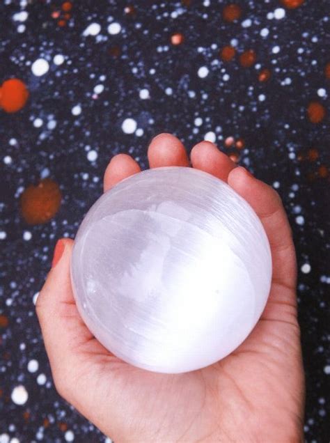 Selenite Sphere Crystal Ball Crystal Ball Crystals Crystal Shop