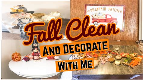 Fall Clean And Decorate With Me Youtube