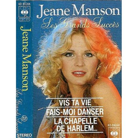 Jeane Manson Vis Ta Vie La Chapelle De Harlem Cassette Audio Rakuten