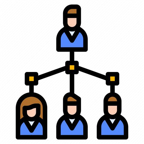 Group Hierarchy Organization Team Tree Icon Download On Iconfinder
