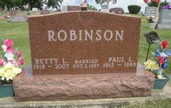 Betty Lucille Mudd Robinson 1918 2007 Find A Grave Memorial