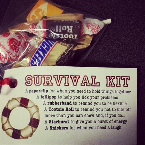 Everyone Can Use This Survival Kit Survival Kit Creative Crafts Teacher End Of Year
