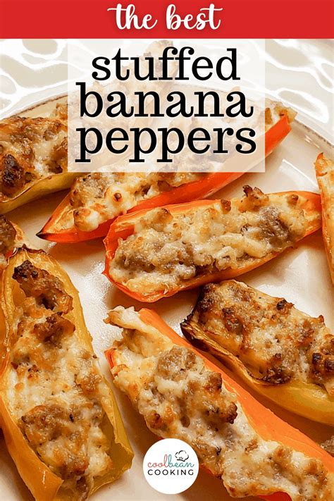Hot Sausage Stuffed Banana Peppers Recipe