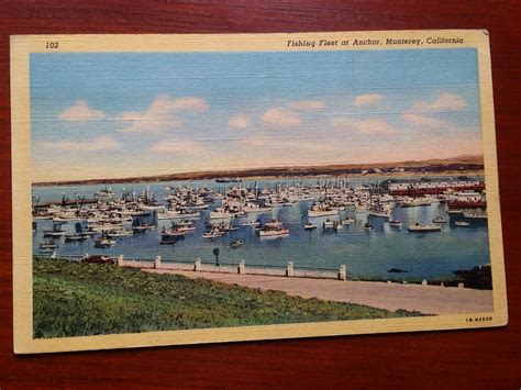 Monterey California Vintage Postcards 17 Mile Drive And Etsy