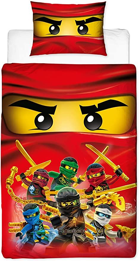 Lego Ninjago Collective Design Single Duvet Cover Reversible Two