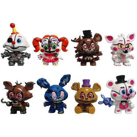 Buy 8pcs Five Nights At Freddy Cake Topper Figures Toy Five Nights At