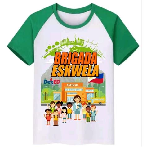 Brigada Eskwela Raglan Shirts Shopee Philippines