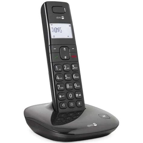 Téléphone Fixe Sans Fil Avec Base Chargement Doro Comfort 1010 Senior