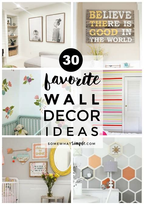 Wall Decor Ideas How To Decorate A Blank Wall Somewhat Simple