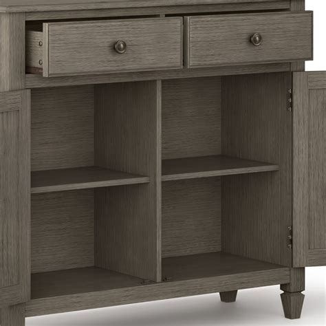 Connaught 40w Traditional Solid Wood Entryway Storage Cabinet In
