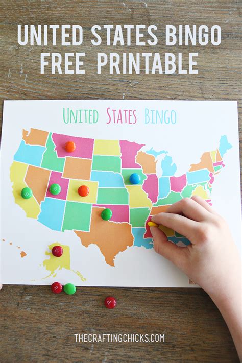 They help you to develop your map skills whilst also. United States Bingo - The Crafting Chicks