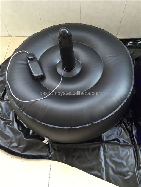 Factory Custom Lady Red Velvet Flocking Inflatable Lovers Hot Seat With