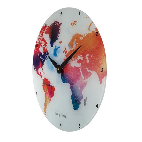 Buy Nextime Colourful World Wall Clock Online Purely Wall Clocks