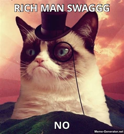 Grumpy Cat Top Hat Meme 2 Meme Generator
