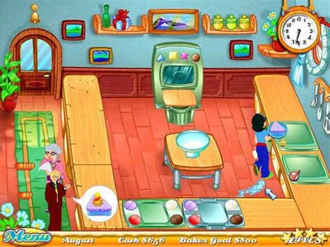 Juegos en línea para las niñas. Juegos de cocina en línea: Bush Hot Dogs, Cake Manía ...