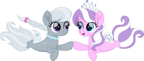 My Little Pony Silver Spoon And Diamond Tiara